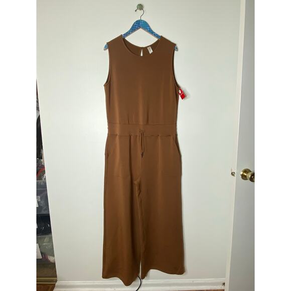 SPANX Cocoa Airessentials Sleeveless Jumpsuit NEW Size 1X Petite - Picture 9 of 9